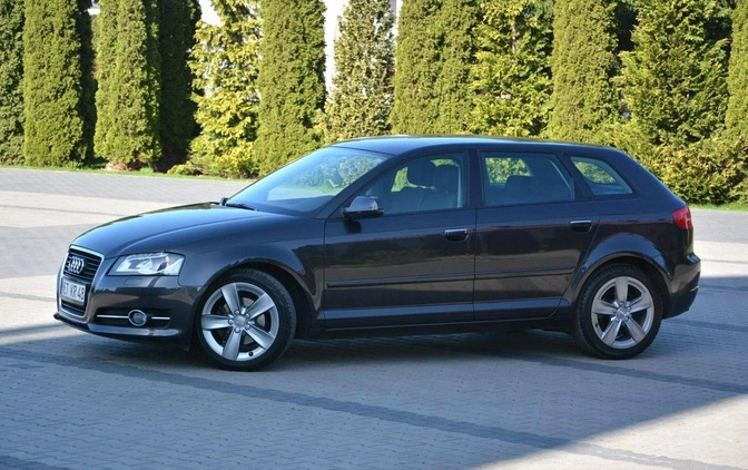Audi A3 cena 36900 przebieg: 207581, rok produkcji 2011 z Dębno małe 436
